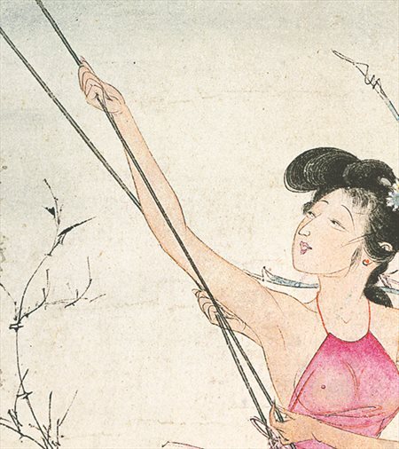 泰顺-胡也佛的仕女画和最知名的金瓶梅秘戏图